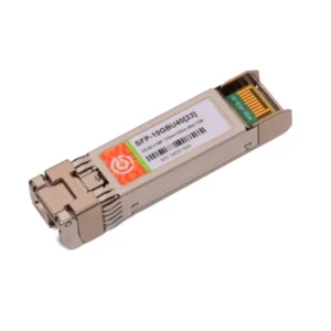 Transceiver SFP+ Bidireccional 10G, Monomodo BX-U, Upstream, alcance 40km, 1270nm-TX1330nm-RX, LC Simplex, DDMDOM, MSA, COM