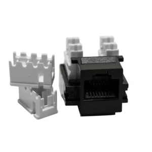 Jack RJ45 110 IDC AB Negro