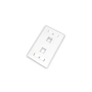 Face Plate 2 Puertos Cat5ECat6