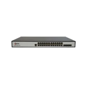 switch Ethernet PoE gestionado Gigabit Layer 2 completo. Proporciona 24 puertos Gigabit y 4 puertos SFP