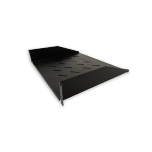 Bandeja fija liviana 2U x 400 mm, 19"