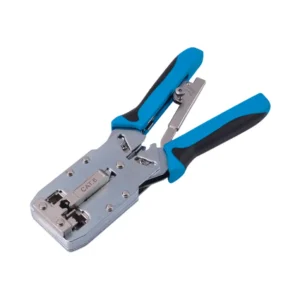 Herramienta aluminio reforzada RJ11-09-45 y Cat.6 con crique (ponchadora)