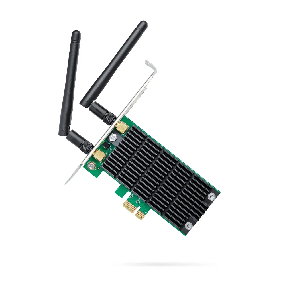 Archer T4E Adaptador Wi-Fi PCI Express AC1200 dos antenas para PCs de escritorio