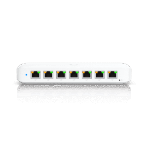 UniFi Ultra compacto 8 puertos Layer 2 GbE PoE sin fuente 1 entrada PoE 7 salidas PoE