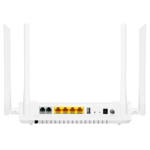 WiFi6 XGSPON ONT, compatible con los estándares 802.11abgnacax en 2,4 GHz y 5 GHz, la velocidad máxima puede ser de hasta 3000 Mpbs.
