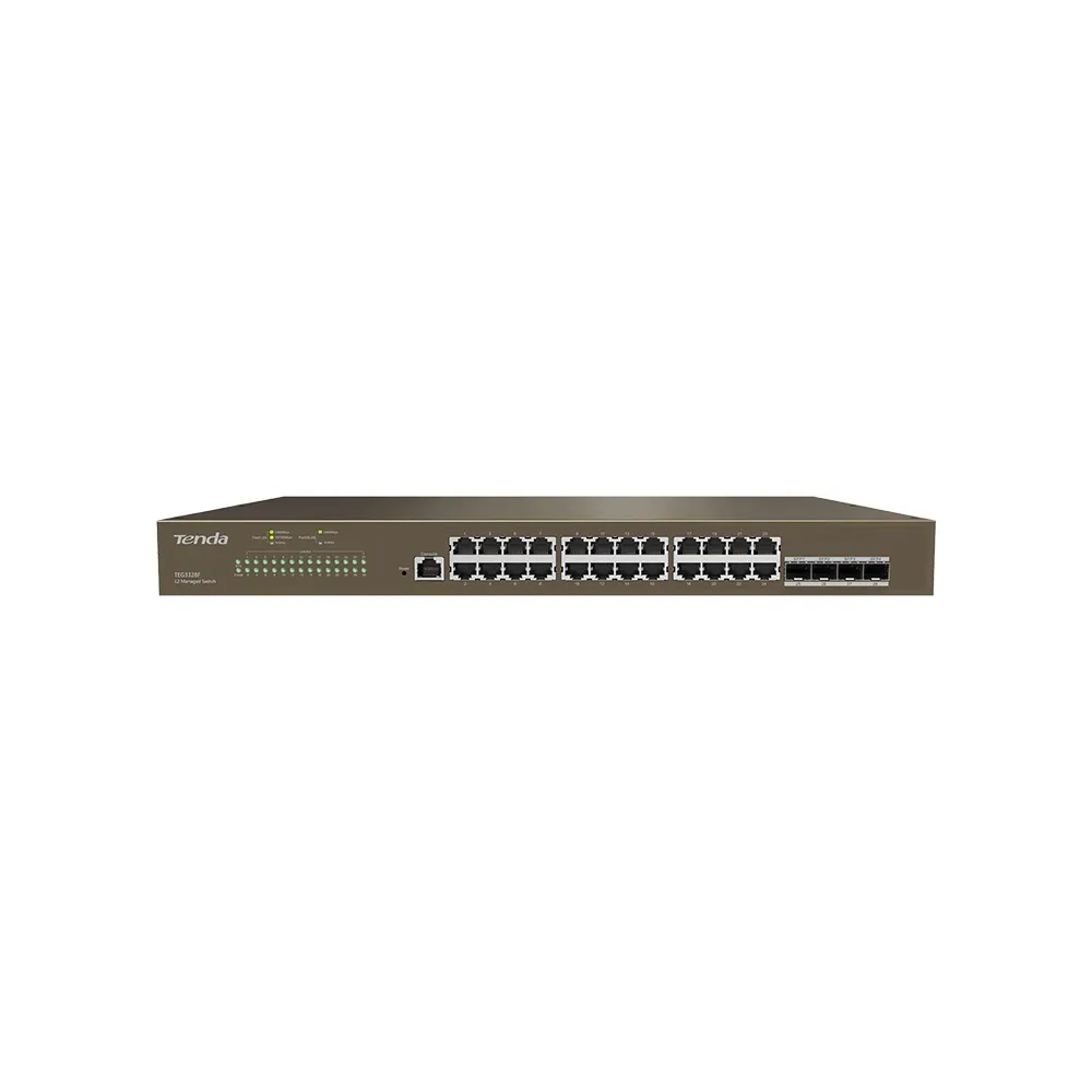 Switch Capa 3 Administrable 24 Puertos Gigabit 4 Puertos SFP
