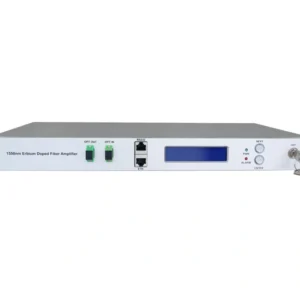 Amplificador óptico, para gabinete de 1U19", banda 1550nm, potencia óptica 21dBm, interfaz SCAPC