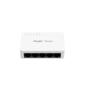 Switch 5 puertos 10100Mbps No administrable, plastico Ruijie