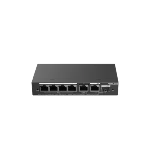 Switch para control de transmisiones alhambricas , posee 6 puertos ETHERNET