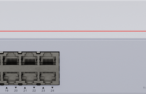 Switch de 24 puertos Gigabit PoE+ con 4 SFP+