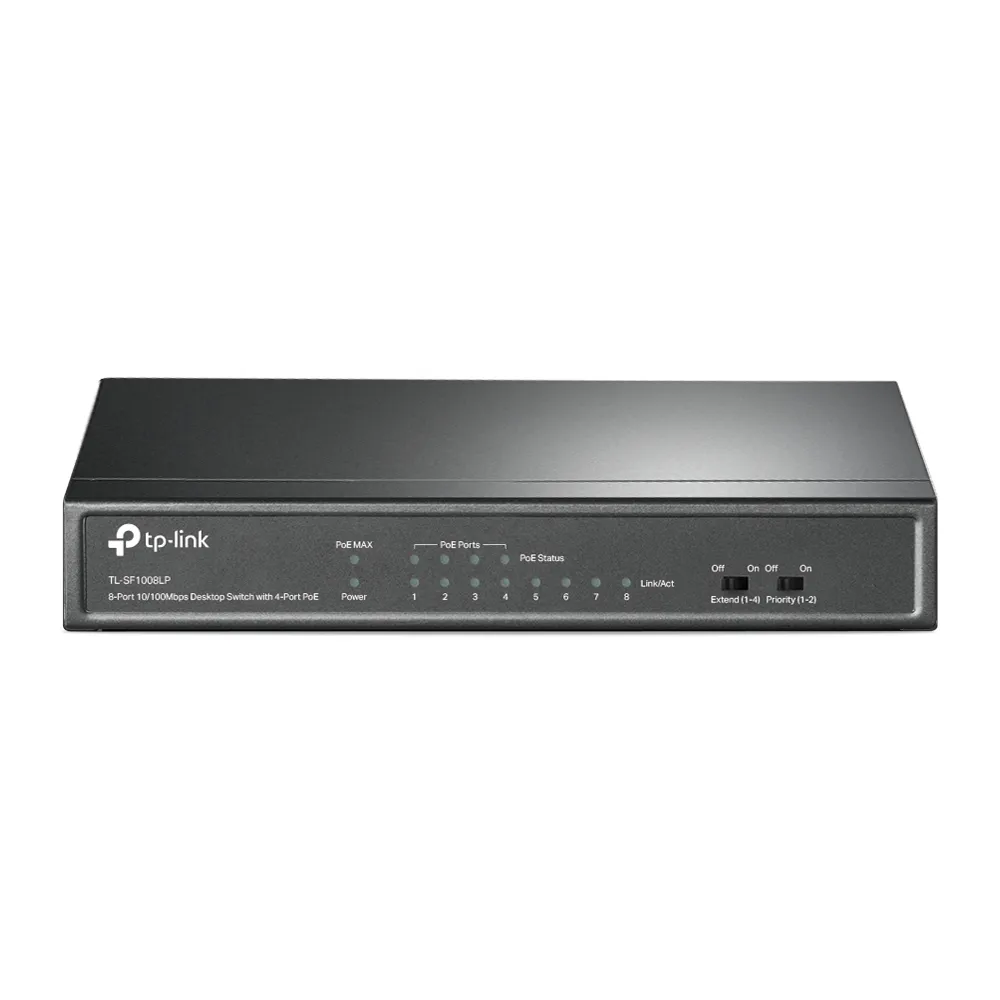 TL-SF1008LP Switch PoE 8 puertos 10100Mbps 4 puertos PoE 41W