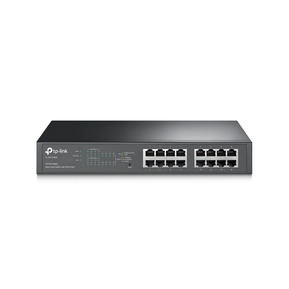 TL-SG1016PE Switch PoE 16 puertos 10100Mbps 8 PoE 150W