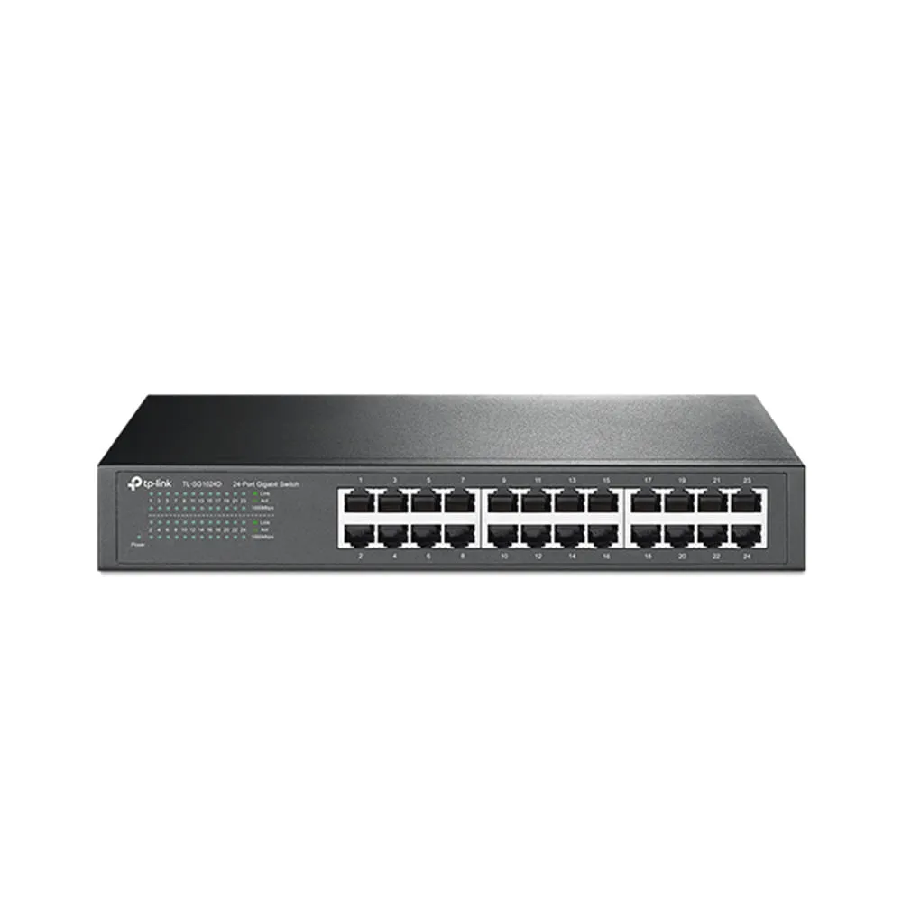 TL-SG1024D Switch Gigabit 24 puertos caja acero rack